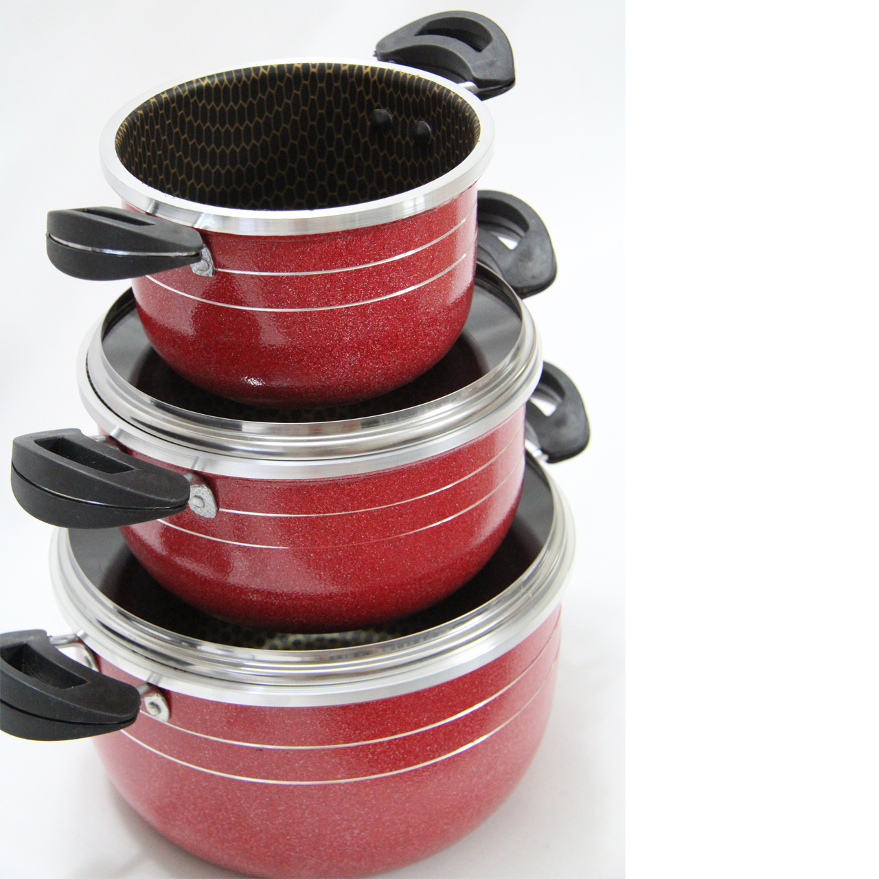  سرویس قابلمه 6 پارچه سورنا مدل کندو کد LCH1254