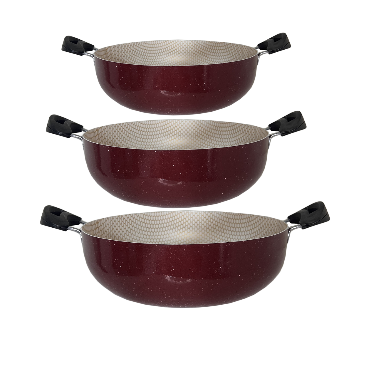  سرویس تابه 6 پارچه پردیس تفلون مدل کندو 66854