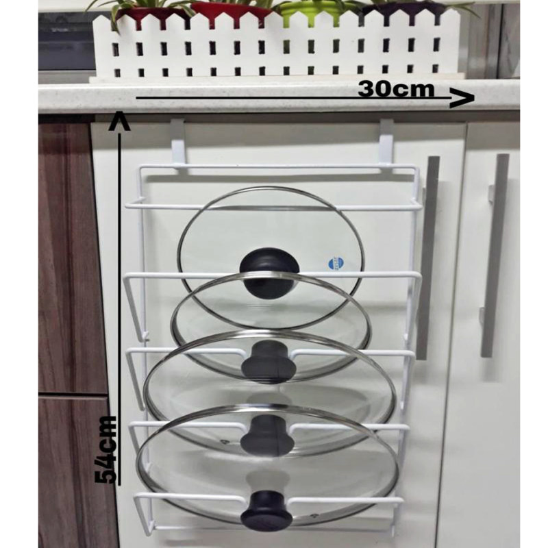  :اویز درب قابلمه کابینتی ۴طبقه فلزی