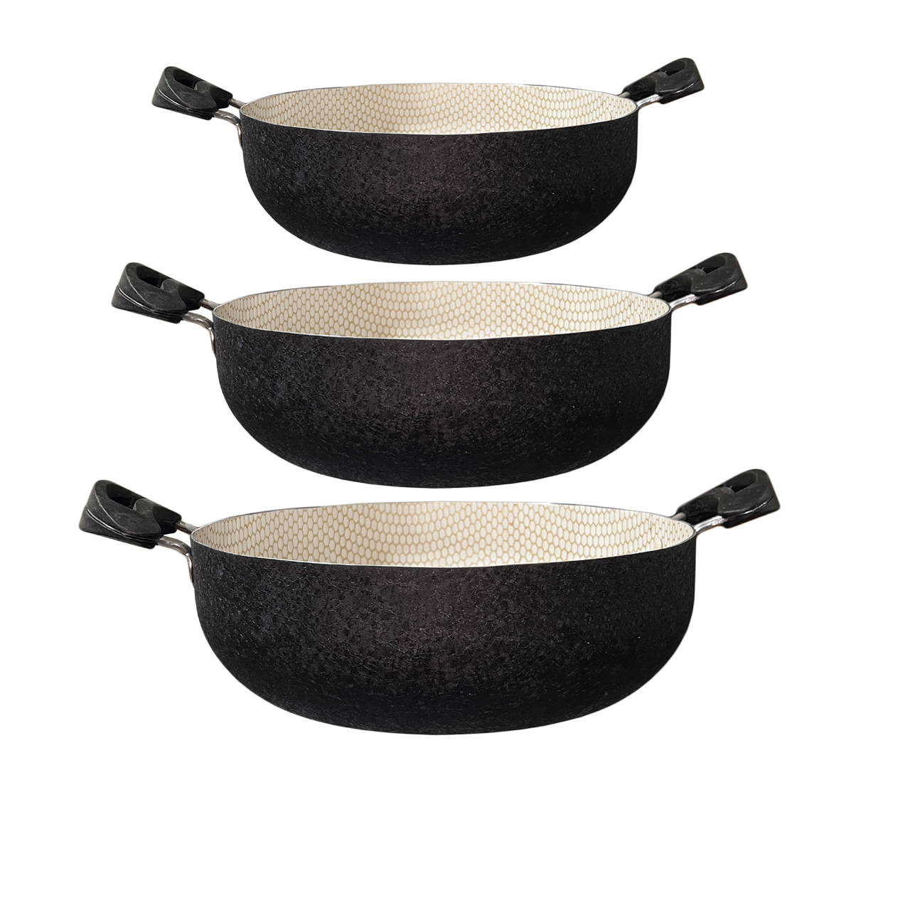  سرویس تابه 6 پارچه پردیس تفلون مدل کندو 66854