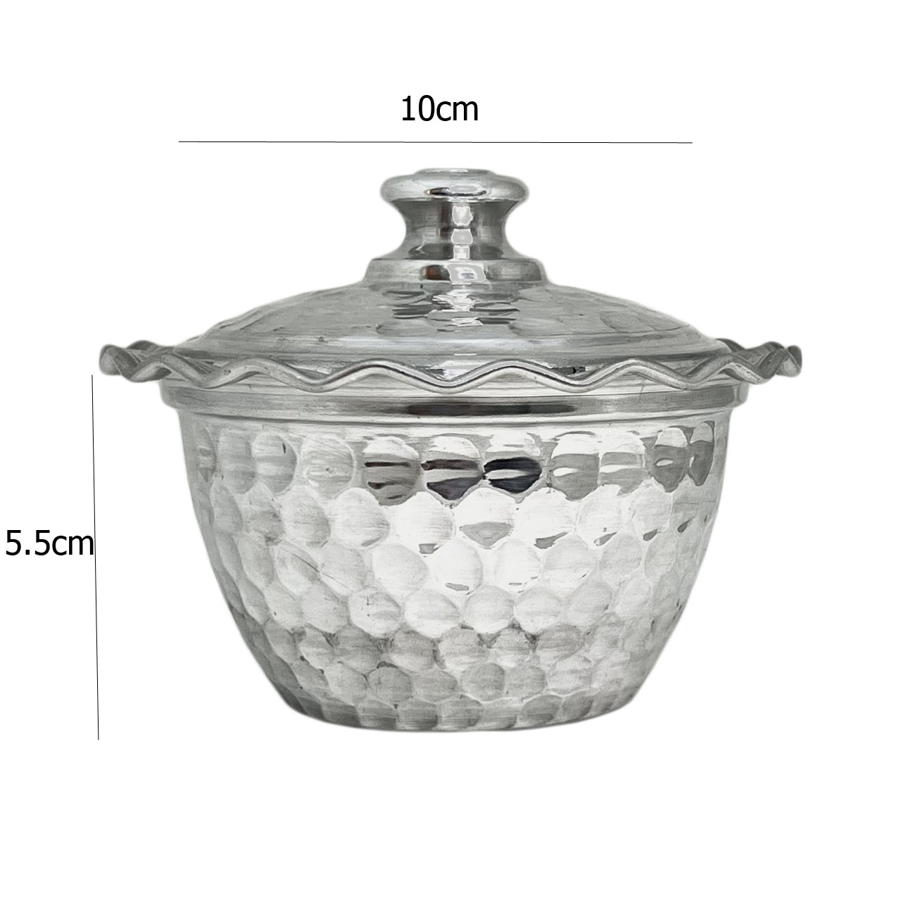  قندان مدل روحی طرح پولکی 4851