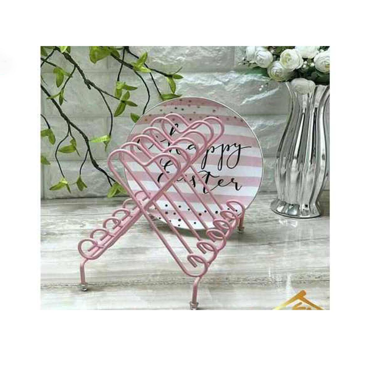  استند نگه دارنده بشقاب طرح قلب