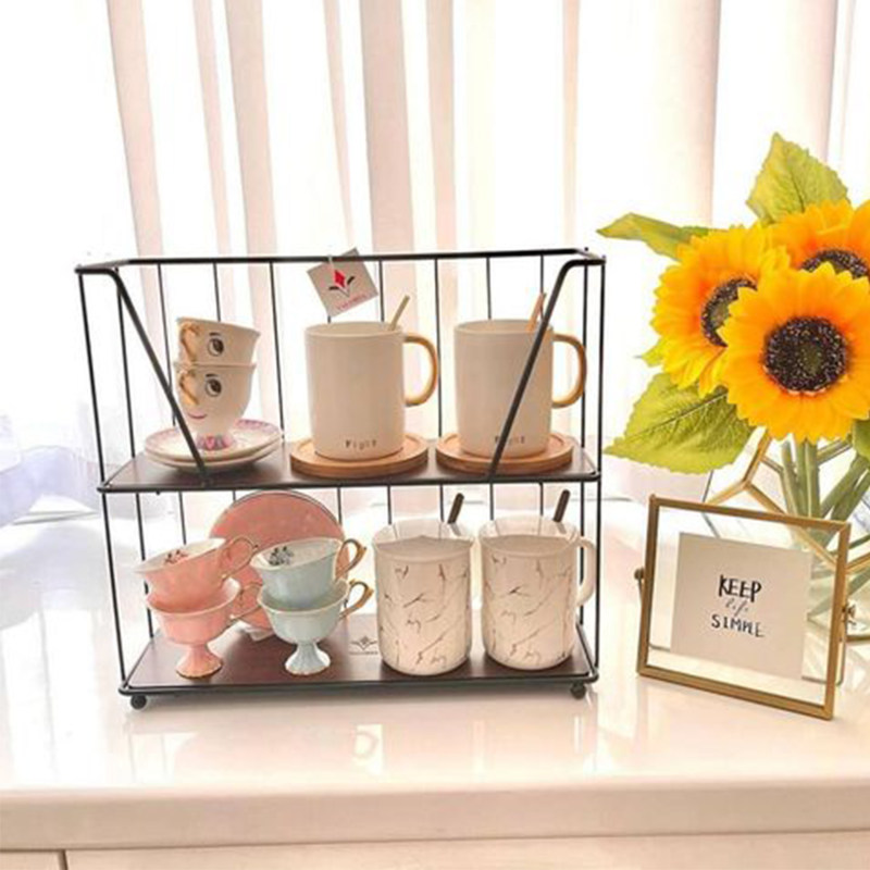  شلف ادویه دو طبقه رومیزی کوچک