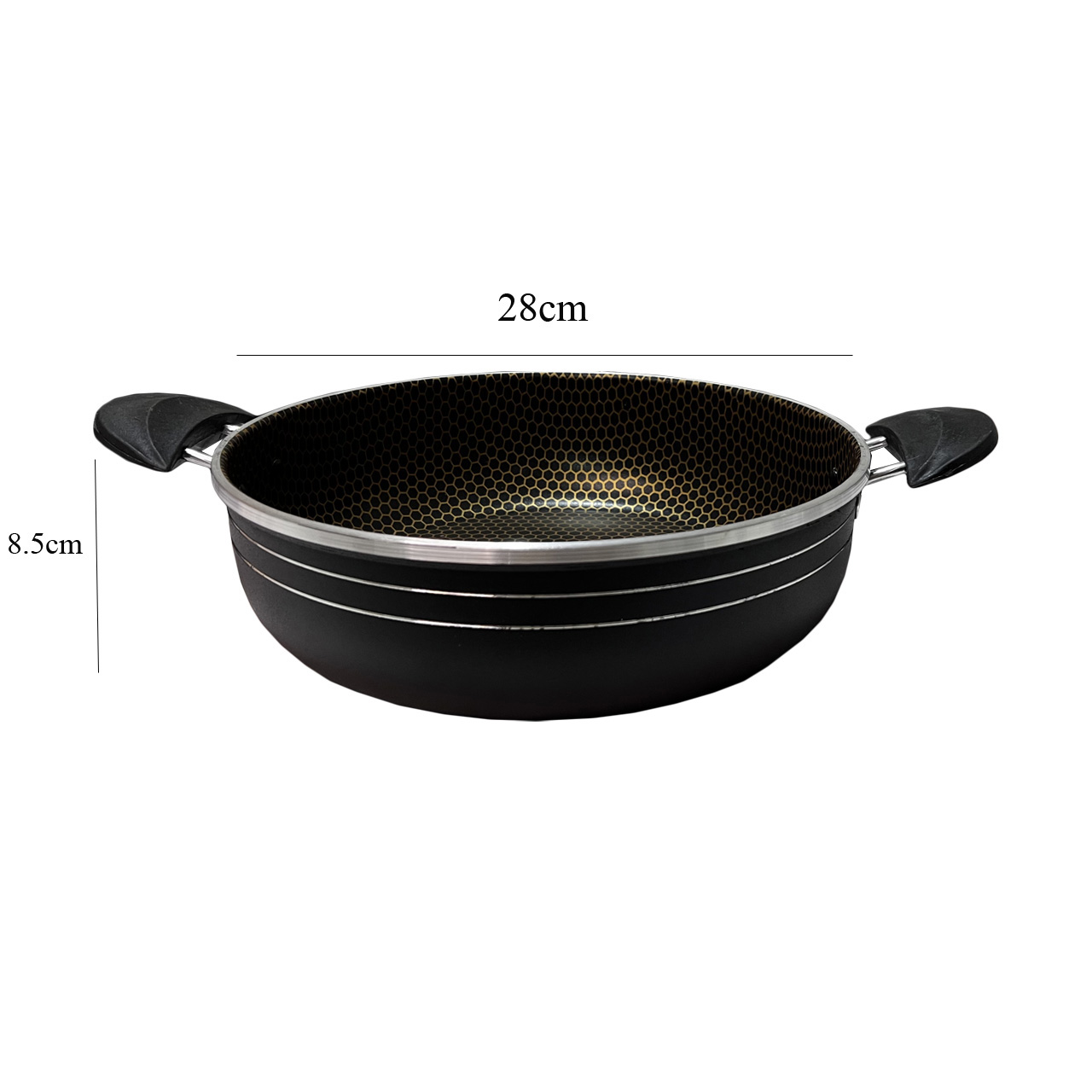  سرویس پخت و پز 14 پارچه ظرف زر مدل زنبوری