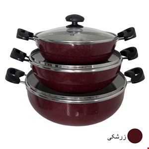 سرویس تابه 6 پارچه پردیس تفلون مدل کندو 66854