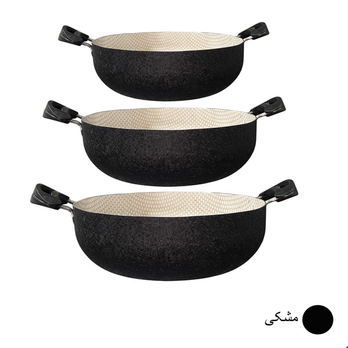 سرویس تابه 3 پارچه پردیس تفلون مدل کندو 55871