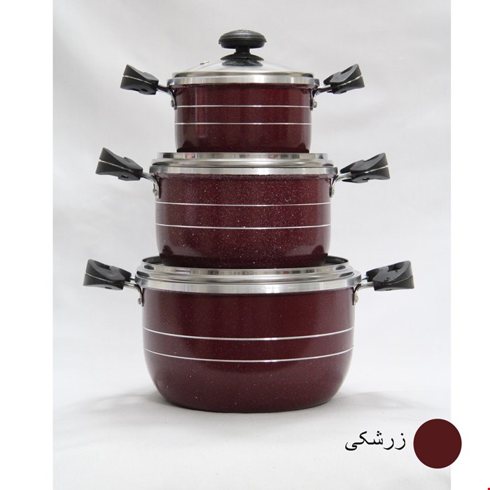 سرویس قابلمه 3تایی سورنا مدل کندو کد LCH1254