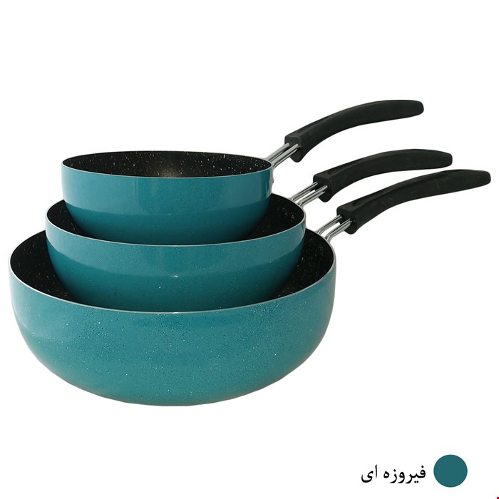 سرویس تابه گرانیتی 3 پارچه سورنا مدل s12028