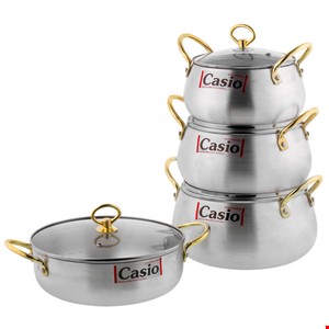 سرویس قابلمه  وتابه 8 پارچه کاسیو کد 5033