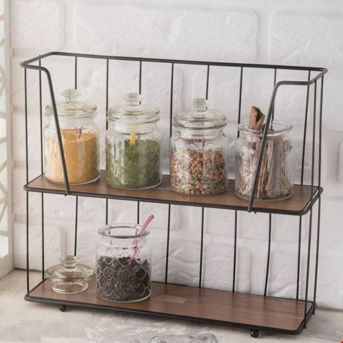 استند ادویه دو طبقه رومیزی مدل 22541