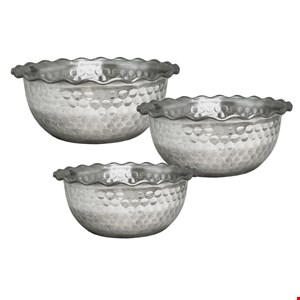 کاسه مدل روحی طرح پولکی کد 2555 مجموعه 3 عددی